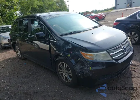 2012 Honda Odyssey Ex-L from USA, damaged, VIN 5FNRL5H68CB099399